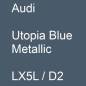 Preview: Audi, Utopia Blue Metallic, LX5L / D2.